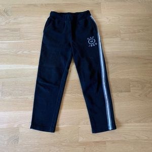Gap Kids (Size 12) Black Fleece Lined Thermal Sweat Pants 2 pockets